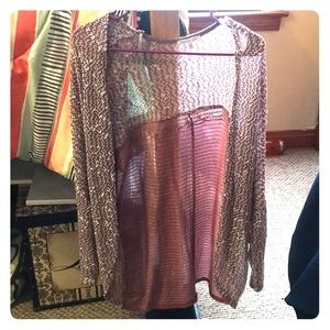 Pink light cardigan